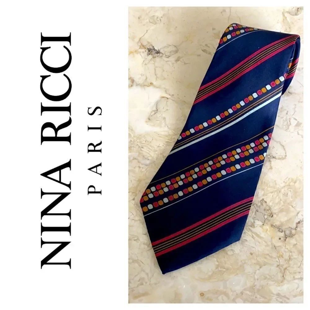 Nina Ricci 100% Silk Tie